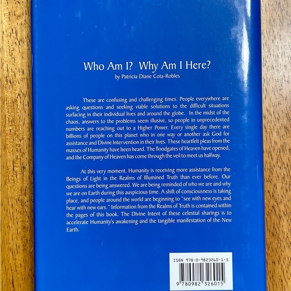 Hardcover Book Who Am I? Why Am I Here? By Patricia Diane Cota-Robles - Picture 3 of 4